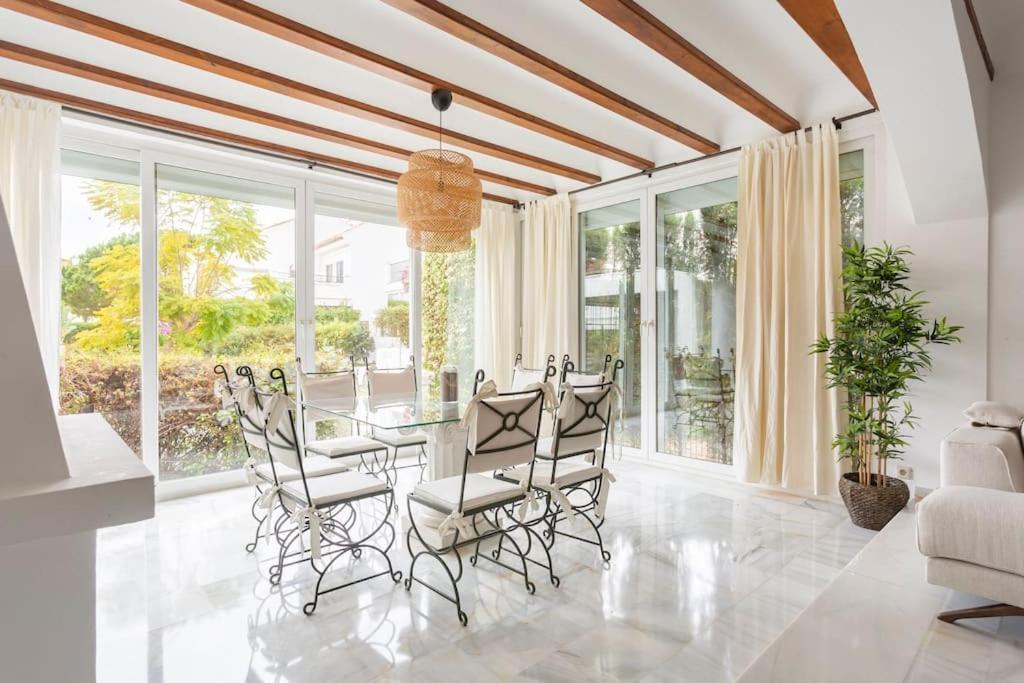 Stylish Spanish 3 Bd Townhouse On The Golden Mile Марбелья Екстер'єр фото